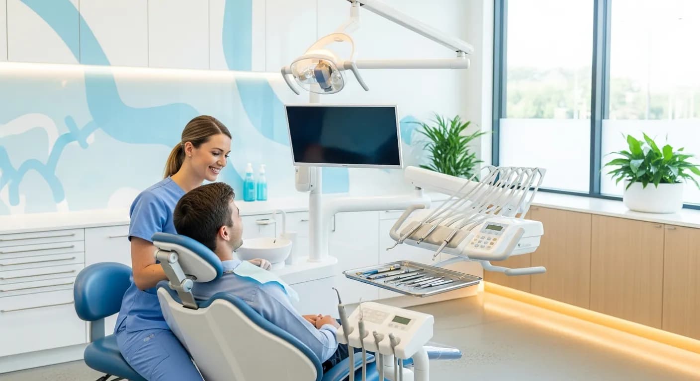 Dentists at work